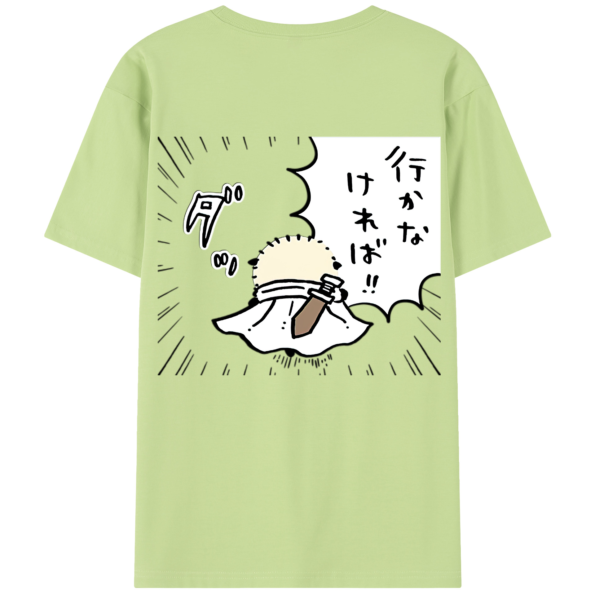 （画像用） ちいかわ ラッコ Chii-kawa Sea otter 綿100％半袖Tシャツ（背面プリント）